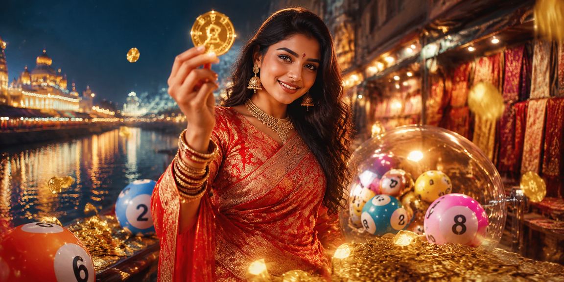 রাজশাহীতে লটারি টিকিট হাতে উৎসাহিত বাংলাদেশি মডেল